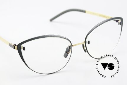 Götti Perspective Bold06 BL06 Frame BOLD Version, unworn designer piece with hard case in size 52/17, Made for Women