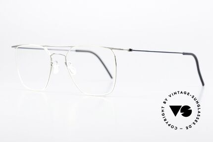 Lindberg 5502 Thintanium Striking Square Glasses, very light and comfortable yet robust and flexible, Made for Men and Women