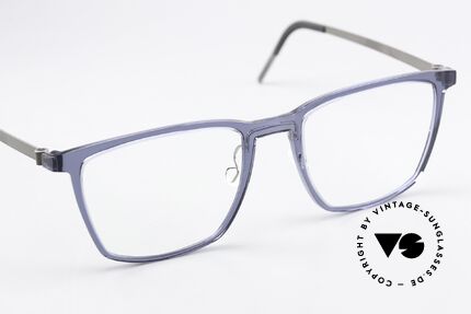 Lindberg 1260 Acetanium Large Vintage Frame Blue, unworn designer piece with original LINDBERG case, Made for Men