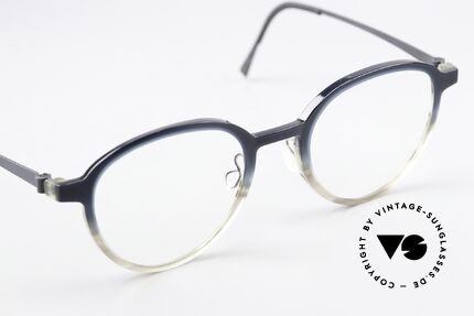 Lindberg 1176 Acetanium Frame From Blue To Gray, simply timeless, stylish & innovative: grade 'vintage', Made for Men and Women