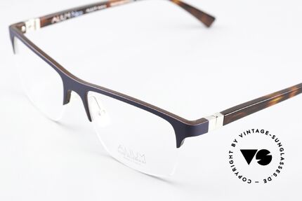 Face a Face Alium Neo 1 Men's Frame Semi Rimless, made of aluminum and with flexible spring hinges, Made for Men