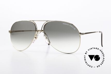 Porsche 5657 Two Sunglasses In One, 1x silver (rhodanized) with solid green sun lenses, Made for Men