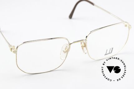 Dunhill 6139 Gold Plated Vintage Frame, unworn; like all our rare vintage Alfred Dunhill eyewear, Made for Men