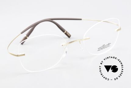 Silhouette 5541 Rimless Titanium Frame, lens shape can be adjusted by the optician if needed, Made for Women