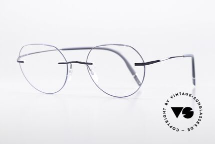 Silhouette 5541 Cosmic Blue Metallic, ultra light titanium frame for ideal wearing comfort, Made for Women