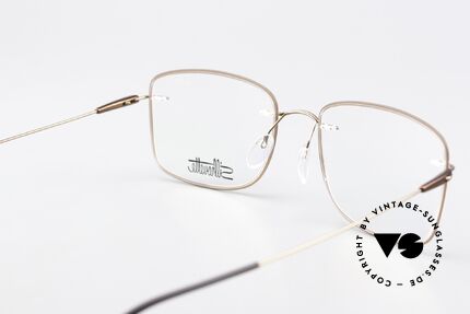 Silhouette 5500 Colorwave Core Accent Rings, timeless & interesting frame finish in bronze / brown, Made for Men and Women