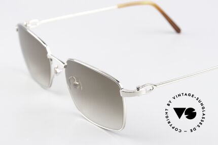 Cartier Spinner Platinum Sunglasses 2009, unworn luxury frame with original case and packing, Made for Men