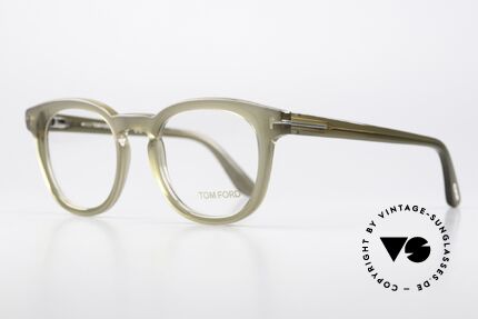 Tom Ford TF5469 Acetate Frame Spring Hinges, really interesting frame color: brown gray / taupe, Made for Men and Women