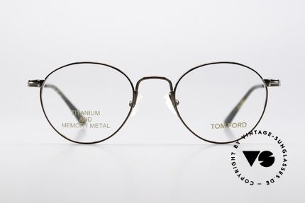 Tom Ford TF5418 Made In Japan Panto Frame, incredible comfort thanks to Memory Metal frame, Made for Men and Women