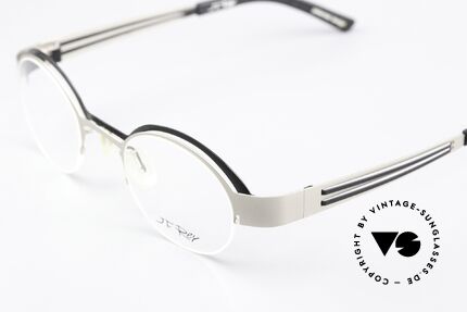 JF Rey JF2344 Semi Rimless Eyeglasses, for minimalist styles and innovative frame materials, Made for Men and Women