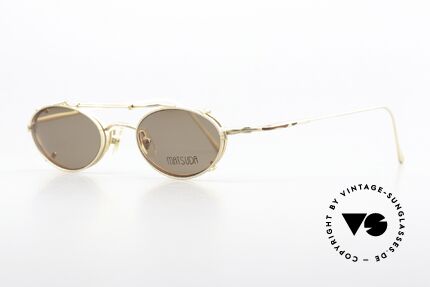 Matsuda 10139 Clip On Vintage Frame 90s, tangible TOP-NOTCH quality of all frame components!, Made for Men and Women