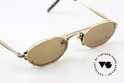 Matsuda 10122 90's Eyewear With Sun Clip, true craftsmanship (MADE in JAPAN), which takes time!, Made for Men and Women