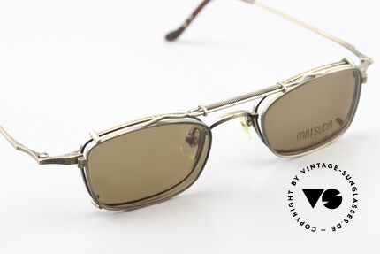 Matsuda 10133 Clip On Frame Titanium 90s, true craftsmanship (MADE in JAPAN), which takes time!, Made for Men and Women