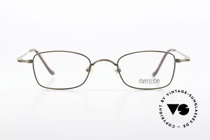 Matsuda 10133 Clip On Frame Titanium 90s, Size: medium, Made for Men and Women