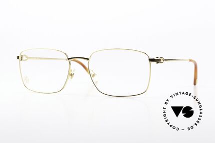 Cartier C-Decor Metal Gold-Plated Eyeglasses, classic CARTIER luxury eyeglasses for gentlemen, Made for Men
