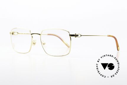 Cartier C-Decor Metal Gold-Plated Eyeglasses, precious original in a timeless design, top quality, Made for Men