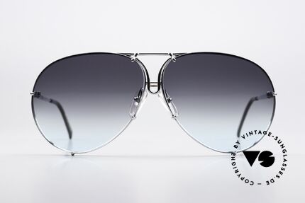 Porsche 5621 Customized Gray Light-Blue, the 1980's legend with interchangeable sun lenses, Made for Men