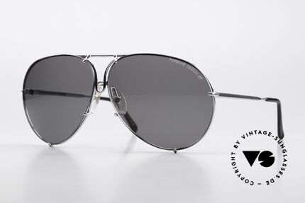 Porsche 5621 Customized Gray Light-Blue, 1 pair of original SOLID GRAY (with the PD lettering), Made for Men