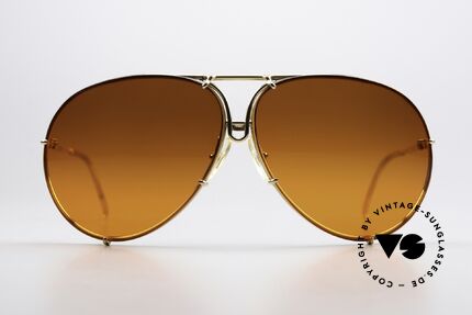 Porsche 5621 Customized Sunset Lenses, the 1980's legend with interchangeable sun lenses, Made for Men and Women