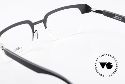 Bajazzo Cado 2 Square Frame Semi Rimless, the frame can be glazed as desired (also varifocal), Made for Men