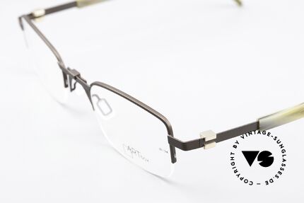 Bajazzo Costa 2 Nylor Eyewear Gentlemen, here a men's metal frame (square design); brown, Made for Men