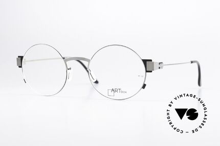 Bajazzo Sally 4 Round Specs Art Box Series, Bajazzo glasses, mod. Sally 4, size 49-22, 140, Made for Men and Women