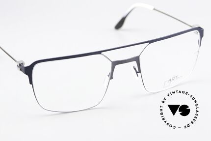 Bajazzo Enzo 3 Square Metal Frame Unisex, unworn; like all of our glasses made in Germany, Made for Men and Women