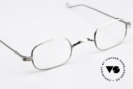 Lunor II 00 Metal Frame Antique Silver, the lens height is 26mm: not suitable for gliding vision, Made for Men and Women