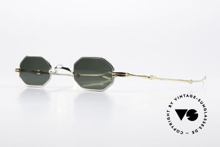 Lunor I 01 Telescopic Platinum And Gold-Plated, with the legendary extendable telescopic temples, Made for Men and Women