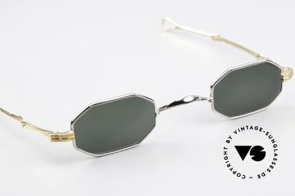 Lunor I 01 Telescopic Platinum And Gold-Plated, gold-plated temples; platinum-plated front & bridge, Made for Men and Women