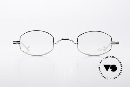 Lunor II 02 Small Frame Platinum Plated, Lunor: timeless classics, made in Germany, unisex, Made for Men and Women