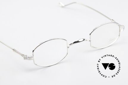 Lunor II 02 Small Frame Platinum Plated, this rarity can be glazed with prescription lenses, Made for Men and Women