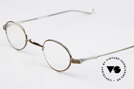 Lunor II 03 Customized Bronze Silver, XS size 37,5/26, can be glazed with strong prescriptions, Made for Men and Women