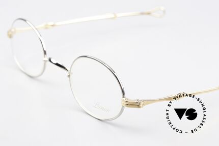 Lunor I 10 Telescopic Platinum Plated Rose Gold, costly platinum-plated front & rosé gold-plated temples, Made for Men and Women