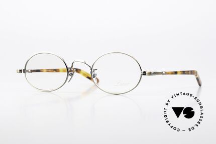 Lunor VA 100 Oval Glasses Antique Gold Details
