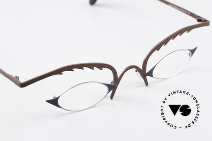 Theo Belgium Tibetan Crazy Reading Eyeglasses, unworn ART eyeglasses for those who dare!, Made for Women