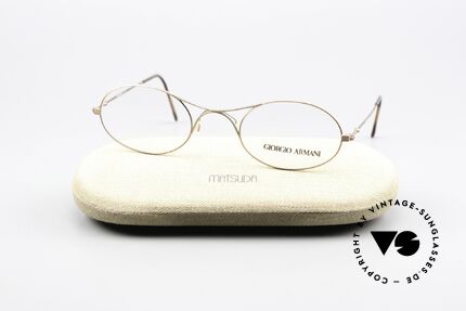 Giorgio Armani 229 Known As Schubert Glasses, unworn 1990's original; comes with a MATSUDA case, Made for Men and Women