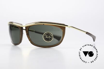 Ray Ban Olympian I Old Made in USA Original, G15 mineral lenses (scratch resistant & 100% UV), Made for Men