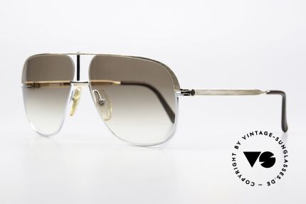 Dunhill 6019 Luxury Sunglasses From 1984, frame is hardgold-plated & chrome-plated, + orig. case, Made for Men