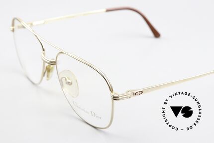 Christian Dior 2749 Classy Aviator Eyeglasses, gold-plated TITANIUM FRAME (a precious rarity), Made for Men