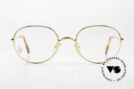 Cartier Antares - M 22ct Gold-Plated Frame, model from the 'Thin Rim' series by Cartier (lightweight), Made for Men and Women