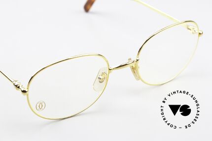 Cartier Antares - M 22ct Gold-Plated Frame, NO retro fashion, but a 90's original; medium size 52°21, Made for Men and Women