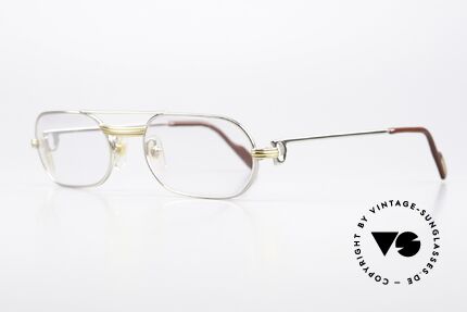 Cartier MUST LC - M 90's Luxury Frame Platinum, worn by Elton John (video "I'm still standing", 1983), Made for Men