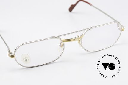 Cartier MUST LC - M 90's Luxury Frame Platinum, unworn with orig. packing (very rare in this condition), Made for Men