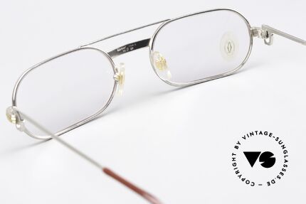 Cartier MUST LC - M 90's Luxury Frame Platinum, NO RETRO eyewear; a 40 years old vintage ORIGINAL!, Made for Men