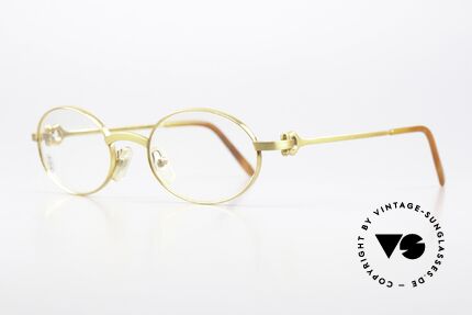 Cartier Spider - M Luxury Eyewear Oval 90's, brushed GOLD finish (noble and 1st class quality), Made for Men and Women