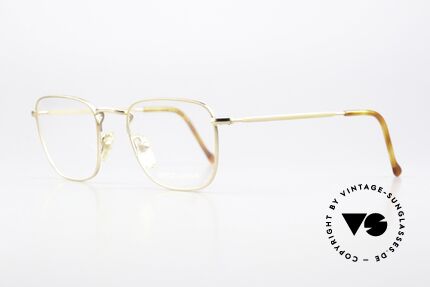 Giorgio Armani 137 Eyewear Classics 1990's, dulled gold metal frame, size 48-20, 135mm temples, Made for Men and Women