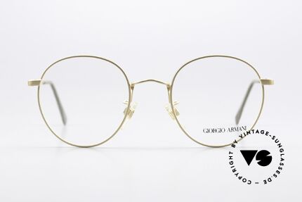 Giorgio Armani 201 Vintage Specs 90's Unisex, model 201, color 703 (matt gold), in size 49-21, 140, Made for Men and Women