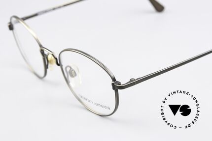 Giorgio Armani 174 Round 80's Specs Panto Style, elegant metal frame in tangible top notch quality!, Made for Men and Women