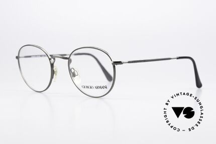 Giorgio Armani 190 Classic 80's Panto Frame, true 'gentlemen glasses' in tangible premium-quality, Made for Men